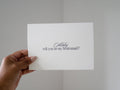 Bridesmaid Proposal Letter Card with Envelope