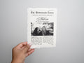 Newspaper Themed Bridesmaid Proposal Cardl