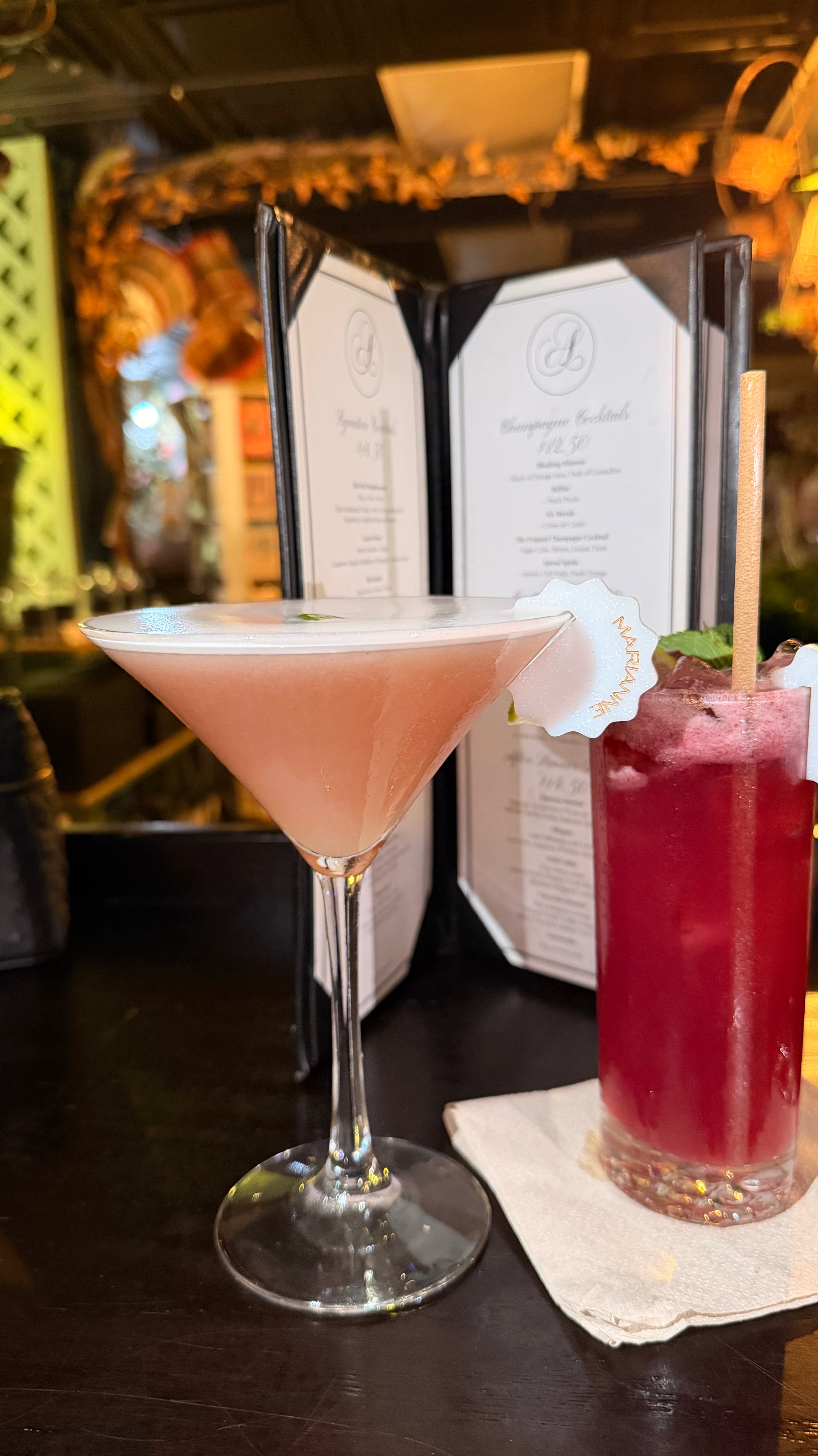 Personalized Acrylic Drink Tags | Wedding Favors