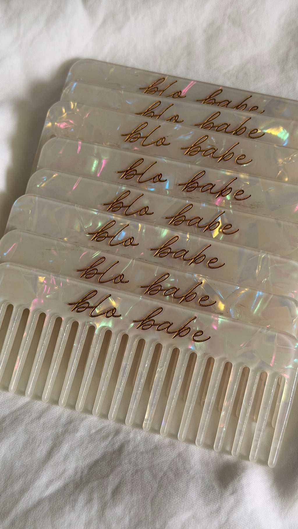 Personalized Engraved Hair Comb