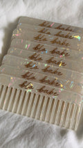 Personalized Engraved Hair Comb