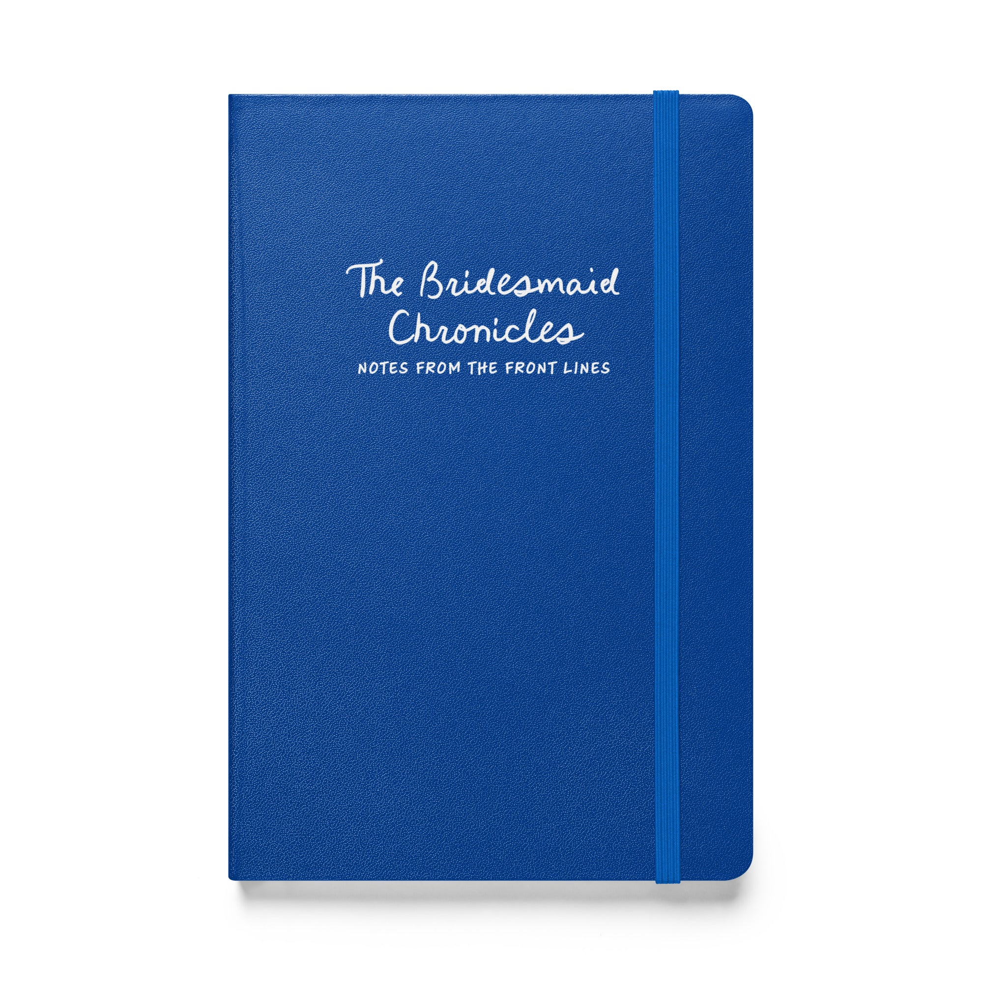 Bridesmaid Chronicles hardcover notebook journal in blue